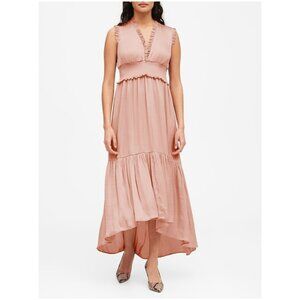 Banana Republic Petite Soft Satin Maxi Dress size 0P